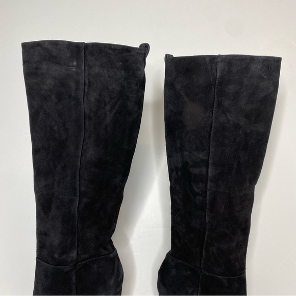 Sam Edelman Caprice Black Suede Knee High Boot 8 1/2 M - Picture 10 of 16